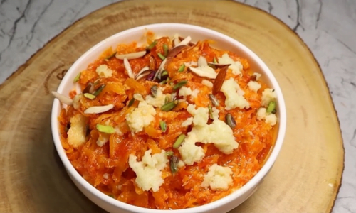 Gajar ka halwa recipe with khoya