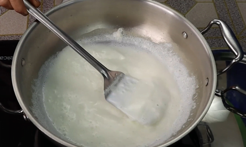 milk boiling