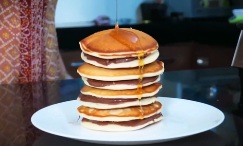 eggless chocolate pancake recipe