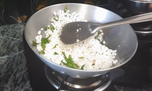 how to make sabudana khichdi