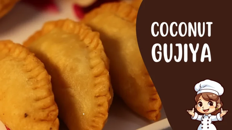 Gujiya Recipe with Coconut Filling