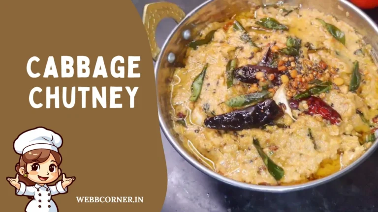 Simple Cabbage Chutney Recipe (Cabbage Pachadi)